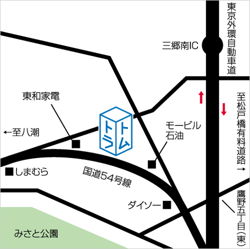 �g�����N���[���@�O�����X�i��ʌ��O���s�j�n�}